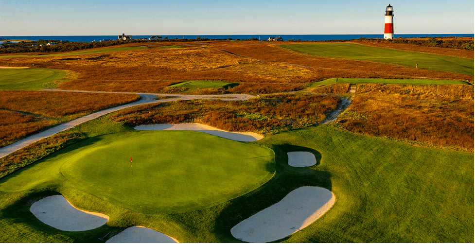 Sankaty Head golf course with Sankaty light